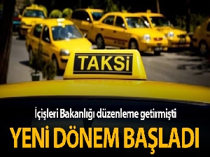 Taksilerde çift ve tek plaka uygulaması başladı