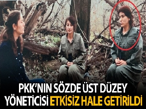 PKK'nın sözde üst düzey yetkilisi Nazife Bilen etkisiz hale getirildi
