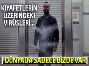 5 litre dezenfektan bin kişiyi dezenfekte ediyor! Dünyada sadece bizde var