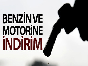Benzin ve motorinde beklenen indirim gerçekleşti