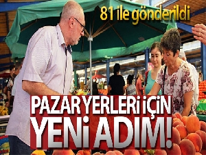 İçişleri Bakanlığından pazar yerleri için ilave önlemler