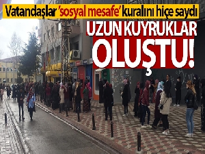 Sosyal yardım sosyal mesafeyi unutturdu