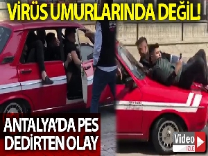 Antalya'da pes dedirten Korona virüs manzaraları