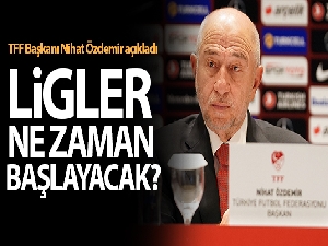 Nihat Özdemir: 'Haziran ayının ilk haftasında liglerin başlayacağını ümit ederim'