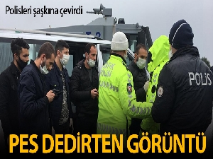 Korona virüs denetimlerinde pes dedirten görüntü