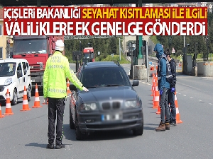 İçişleri'nden seyahat kısıtlamasına ilişkin istisnalara dair genelge