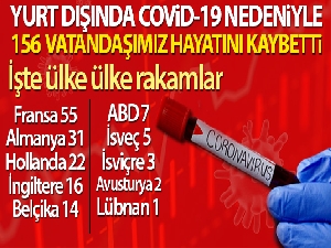 Dışişleri Bakan Yardımcısı Kıran: 'Covid -19 sebebiyle yurt dışında 156 vatandaşımızı kaybettik'