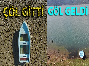 Çöl gitti, göl geldi