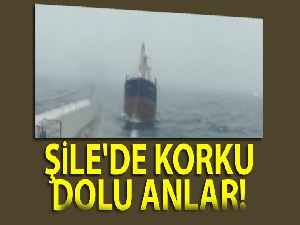 Şile'de korku dolu anlar