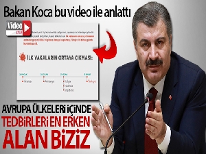 Bakan Koca: 'Avrupa ülkeleri içinde tedbirleri en erken alan biziz'