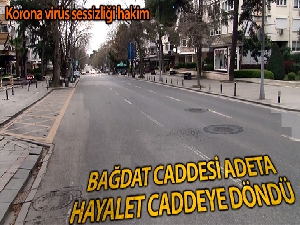 Bağdat Caddesi adeta hayalet caddeye döndü