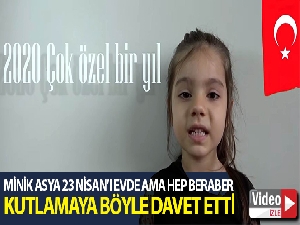 Minik Asya'nın 23 Nisan videosu paylaşım rekoru kırıyor