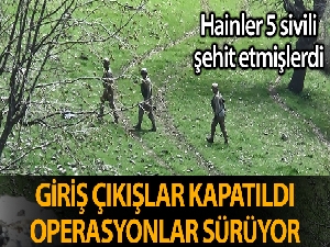 Kulp'ta patlamanın yaşandığı bölgede operasyon devam ediyor