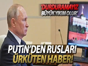Rusya Devlet Başkanı Putin: 'Ülkede ekonomiyi durduramayız'