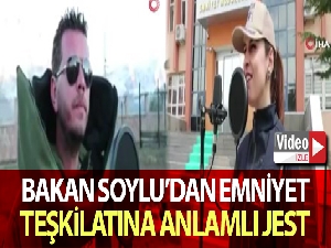 Bakan Soylu'dan Emniyet Teşkilatı'na anlamlı jest