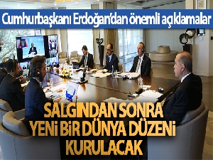 Cumhurbaşkanı Erdoğan: 'Salgın sonrası dönem için hazırlık yapmalıyız'