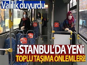 İstanbul Valiliğinden toplu taşıma araçlarındaki yeni tedbirlere ilişkin paylaşım