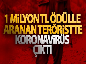 1 milyon TL ödülle aranan teröristin korona virüs testi pozitif çıktı