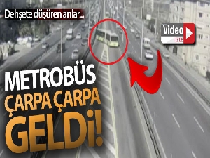 Avcılar'da metrobüs kazasına ilişkin yeni kamera görüntüsü ortaya çıktı
