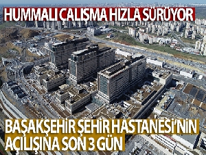 Başakşehir Şehir Hastanesi'nin açılışa 3 gün kala yolları ortaya çıktı