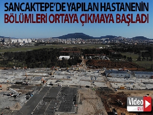 Sancaktepe'de yapılan hastanenin bölümleri ortaya çıkmaya başladı