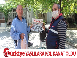 Türkiye Gazetesi yaşlılara kol kanat oldu