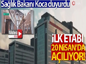 Sağlık Bakanı Koca'dan İstanbul Başakşehir Şehir Hastanesi paylaşımı