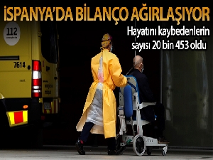 İspanya'da son 24 saatte 410 kişi koronadan öldü