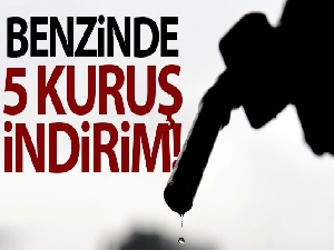 Benzine 5 kuruş indirim