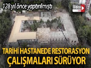 Tarihi Hadımköy Askeri Hastanesi'ndeki restorasyon çalışmaları sürüyor