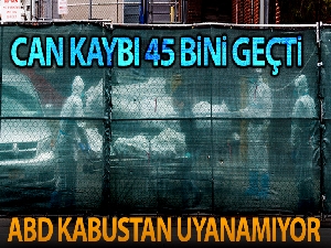 ABD'de korona virüs nedeniyle can kaybı 45 bini geçti