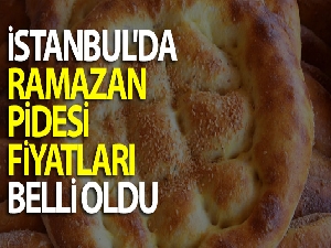 İstanbul'da ramazan pidesi fiyatları belli oldu