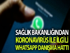 Sağlık Bakanlığından korona virüsle ilgili 184 Whatsapp danışma hattı
