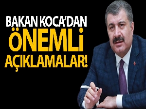 Bakan Koca: 'Elimizdeki veriler bize salgının kontrol altında olduğunu gösteriyor'