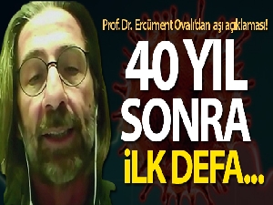 Prof. Dr. Ovalı: '40 yıl sonra ilk defa bir aşıyı ürettik ve test aşamasına kadar getirdik'