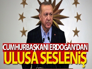 Cumhurbaşkanı Erdoğan, çocuklarla birlikte İstiklal Marşı'nı okudu