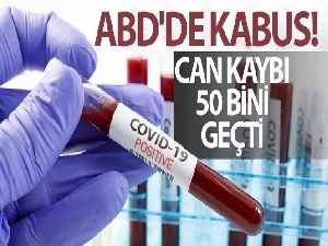 ABD'de Covid-19 nedeniyle can kaybı 50 bini geçti