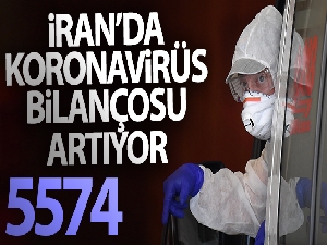 İran'da koronadan can kaybı 5 bin 574'e yükseldi