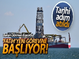 Bakan Dönmez: 'Niyetimiz Temmuz ayı içerisinde Karadeniz'de kendi milli sondaj gemimizle ilk sondajımızı yapmak'