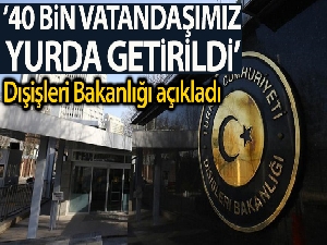 Dışişleri Bakanlığından Covid-19 raporu