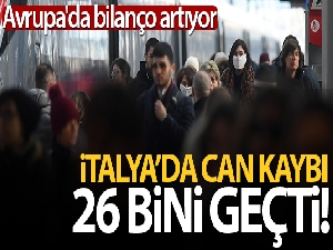 İtalya'da son 24 saatte 415 kişi öldü, can kaybı 26 bin 384'e ulaştı