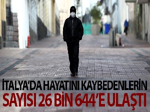 İtalya'da son 24 saatte 260 kişi öldü, can kaybı 26 bin 644'e ulaştı