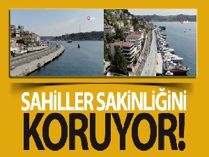 İstanbul'da kısıtlama sonrası sahiller sakinliğini koruyor