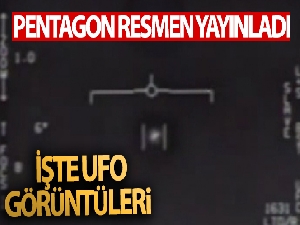 Pentagon 2004 ve 2015 yılları arasında kaydedilen 'UFO' görüntülerini yayınladı