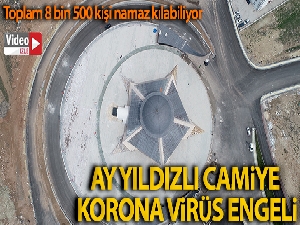 Türkiye'nin tamamlanan ilk ay yıldızlı camisi, Covid-19 engeline takılınca ibadete açılamadı