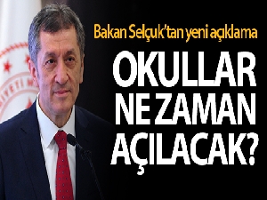 Bakan Selçuk: 'Normalleşme süreci beklendiği şekilde devam ederse okulları 1 Haziran'da açarız'