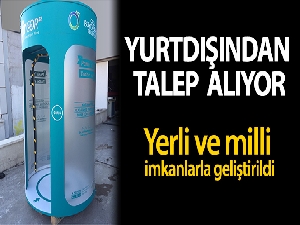 'Dezenfekte tüneli'ne yurt dışından talep