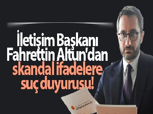 Fahrettin Altun'dan 'Makus kaderden kaçış yok' başlıklı yazıya suç duyurusu