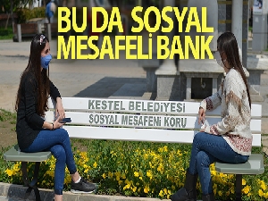 Sosyal mesafeli bank büyük ilgi görüyor