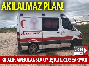 İstanbul'dan Diyarbakır'a ambulansla uzanan uyuşturucu sevkiyatını jandarmanın dikkati bozdu